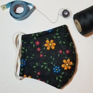 3 Layer Face Mask with Nose Wire and Filter Pocket